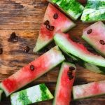 Wassermelone auf Komposter