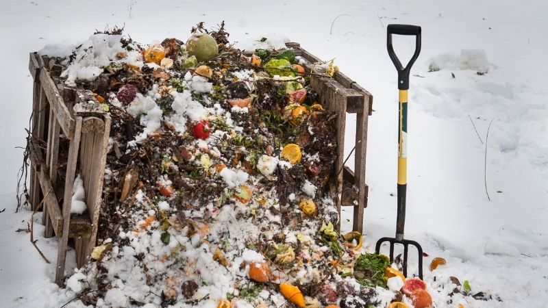 Kompost im Winter