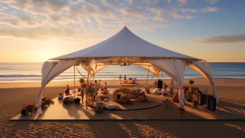 Größen und Kapazitäten: Wie viel Platz bietet ein Strand Pavillon?_kk