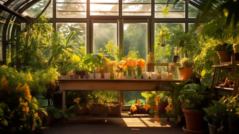 Optimale Bedingungen für Pflanzen: Licht und Klima im Glasgewächshaus_kk