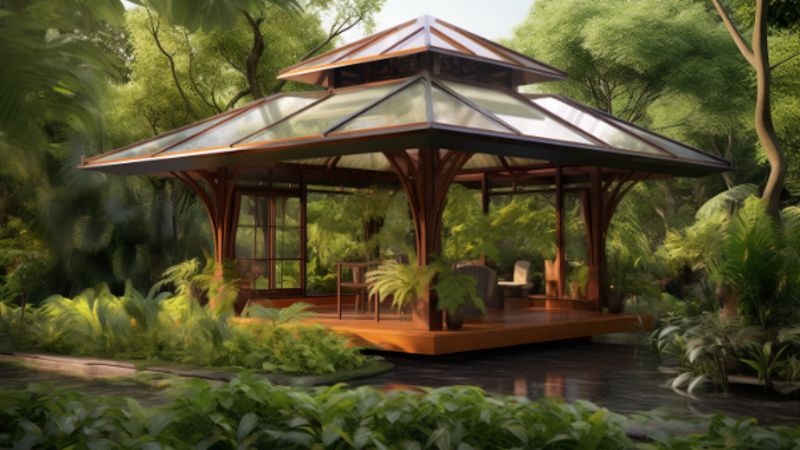 Pavillons mit Polycarbonat-Dach: Schutz und Langlebigkeit_kk