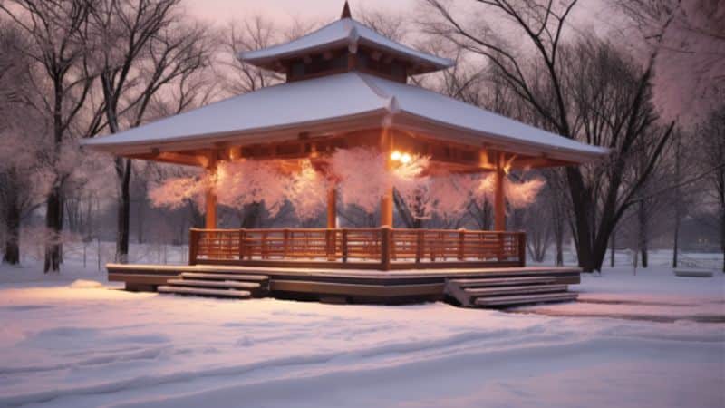 Wetterfestigkeit und Stabilität des winterfesten 3x4 Pavillons_kk