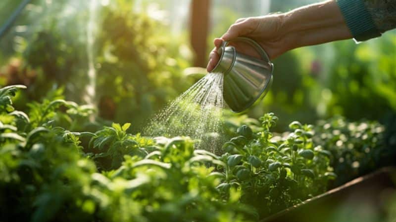 Bewässerung und Pflege der Pflanzen in deinem Kräuter Gewächshaus_kk