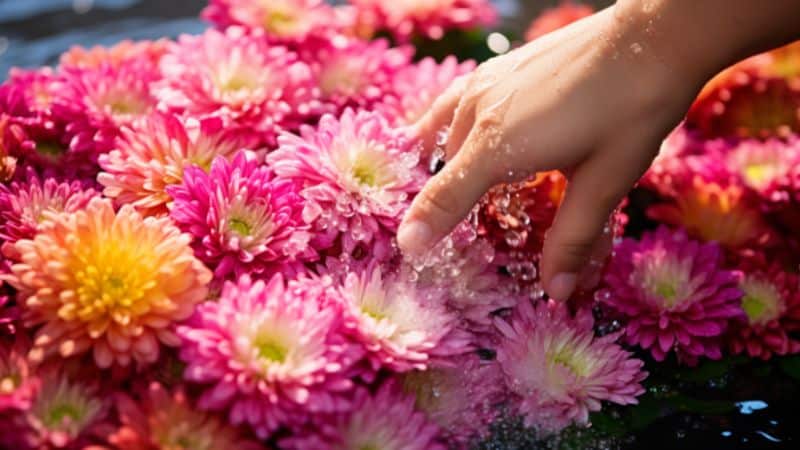 Fazit: Chrysanthemen gießen für eine reiche Blütenfülle