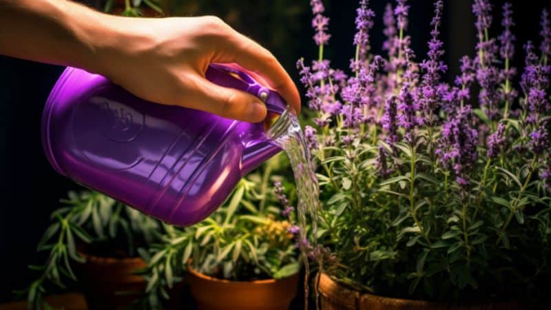 Richtige Gießtechniken für Lavendel