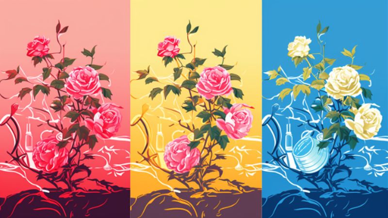 Spezielle Pflege: Rosen in unterschiedlichen Jahreszeiten gießen