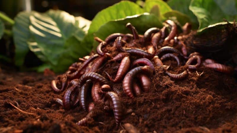 Die Rolle der Regenwürmer in der Kompostierung von Kirschlorbeer