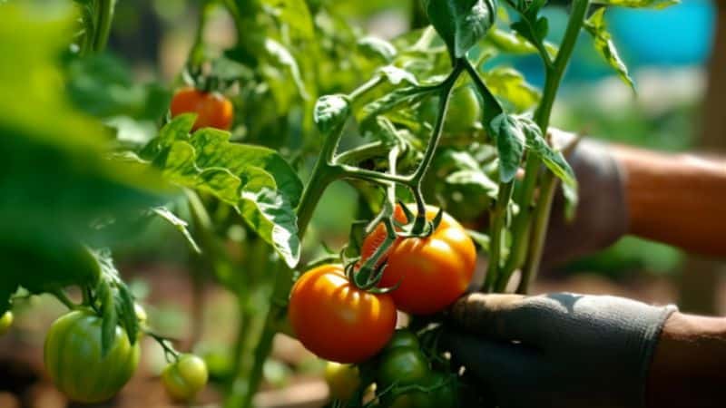 Laub an Tomaten entfernen: Die Auswirkungen auf das Pflanzenwachstum