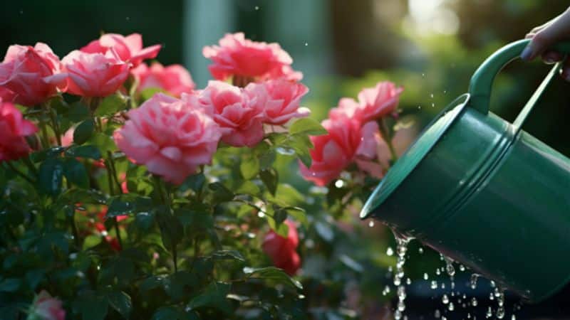 Spezielle Pflege: Rosen in unterschiedlichen Jahreszeiten gießen