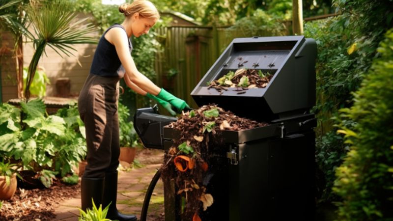 Wartung und Pflege beim Kompost häckseln