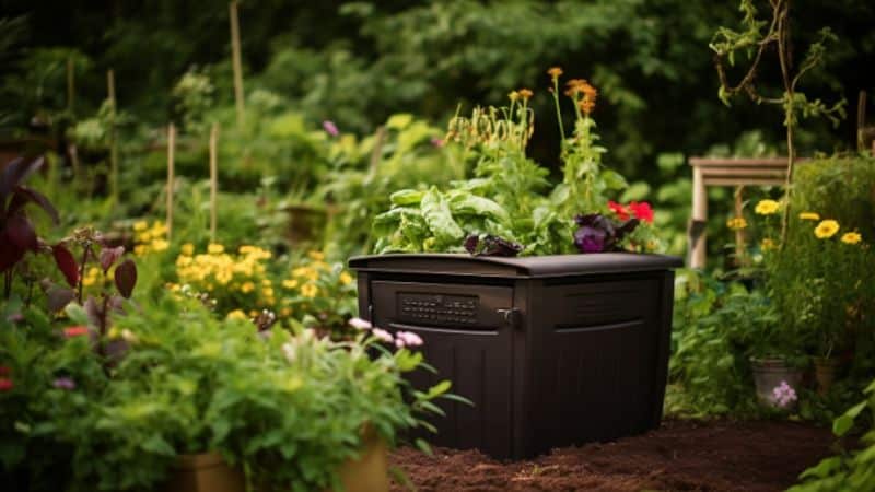 Wie funktioniert die Kompostierung in einem offenen Komposter?