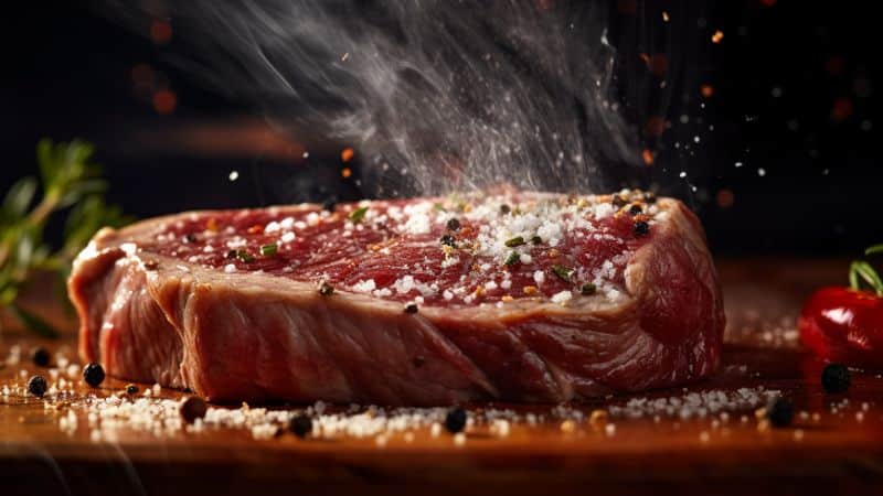 Steak richtig würzen: Salz und Pfeffer zum perfekten Zeitpunkt