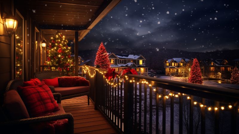 Trends und Innovationen bei Balkon-Weihnachtsbeleuchtungen