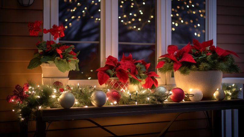 Wie du deinen Balkon effektvoll mit Weihnachtslichtern dekorierst