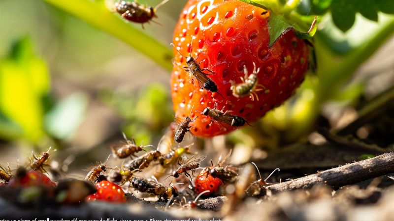 Versteckte Gefahren: Wie Trauermücken Erdbeerliebhaber herausfordern