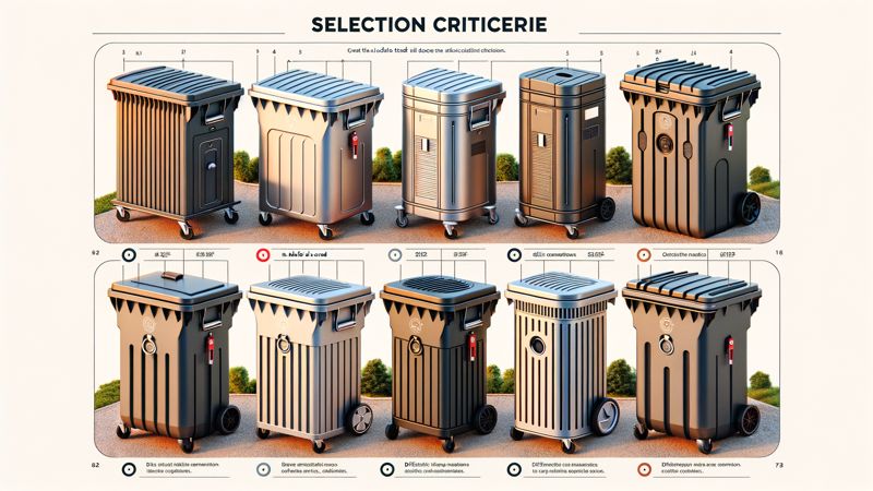 Auswahlkriterien für abschließbare Mülltonnenboxen
