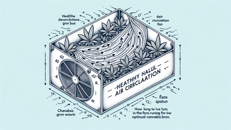 Die optimale Luftzirkulation in der Growbox