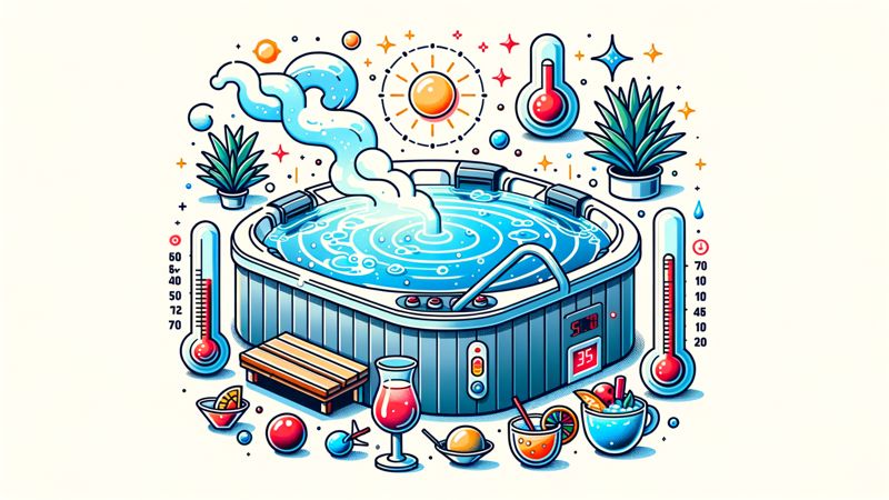 Die optimale Wassertemperatur für deinen Whirlpool im Sommer