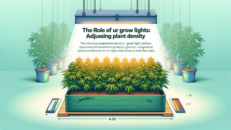 Die Rolle der Grow-Lichter: Anpassung der Pflanzendichte