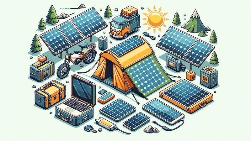 Die verschiedenen Arten von Camping Solarmodulen