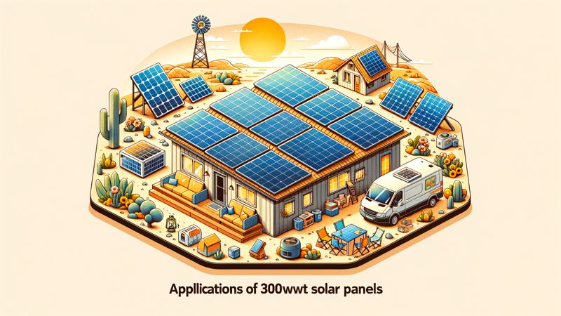 Einsatzgebiete der 300 Watt Solarmodule