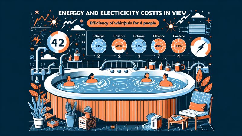 Energie- und Stromkosten im Blick: Effizienz von Whirlpools für 4 Personen