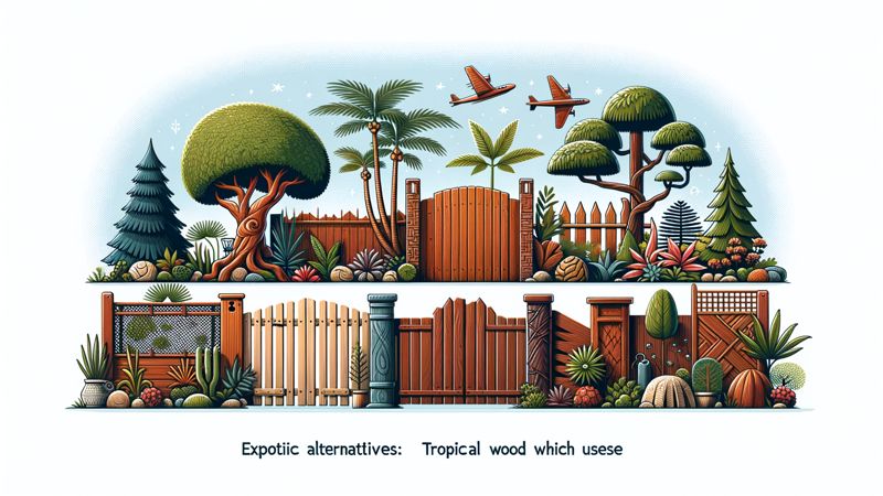 Exotische Alternativen: Tropische Holzarten und ihre Verwendung