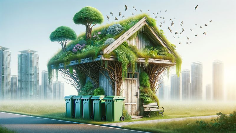 Fazit: Mülltonnenbox mit Pflanzdach als Teil nachhaltiger Außengestaltung