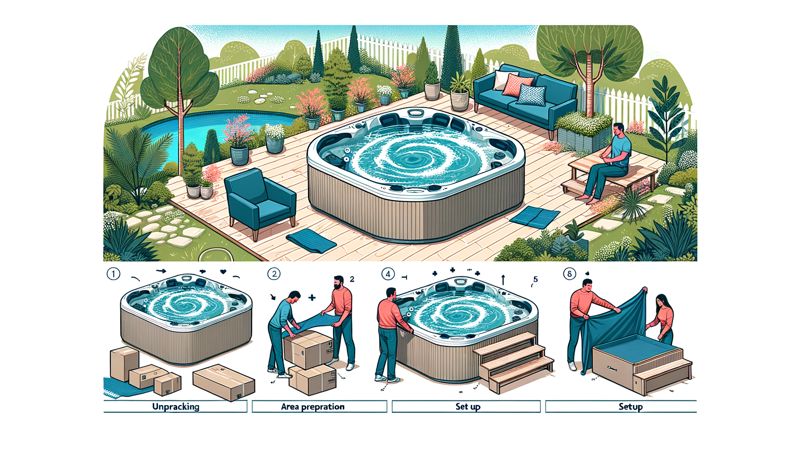 Installation und Aufstellung deines Whirlpools im Garten oder auf der Terrasse