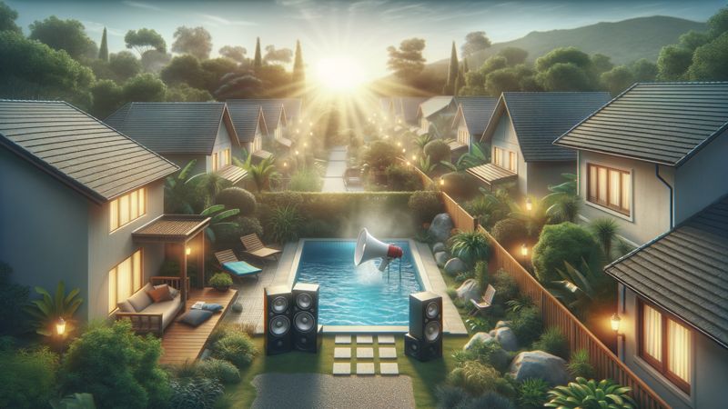 Lärmbelästigung durch Pool im Garten: Tipps für Ruhe