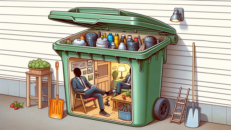 Mehr als nur eine Mülltonnenverkleidung: Alternative Nutzungsmöglichkeiten von Kunststoff-Mülltonnenboxen