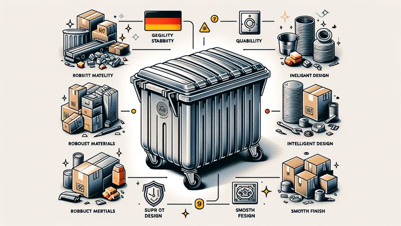 Metall-Mülltonnenboxen: Stabilität und Qualität Made in Germany