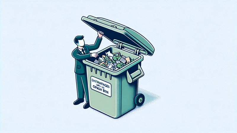 Nachteile offener Mülltonnenboxen