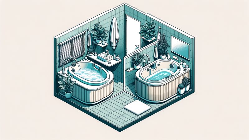 Platzsparende Lösungen: Eckbadewannen und andere Designs für kleine Badezimmer