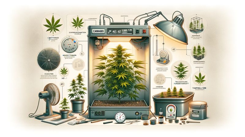 Praktische Tipps für einen gesunden Indoor-Cannabis-Anbau