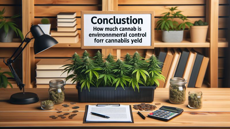 Schlussfolgerung: Die Bedeutung der Umgebungskontrolle für den Cannabis-Ertrag