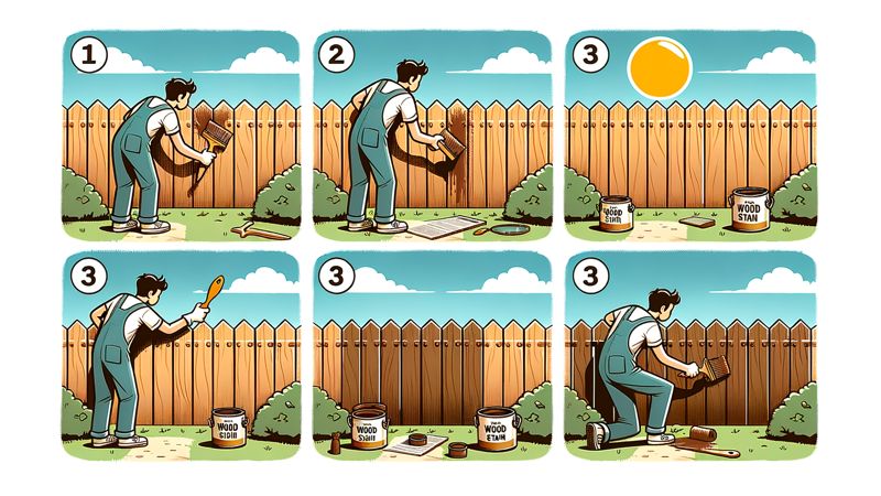 Schritt-für-Schritt: Den Gartenzaun lasieren