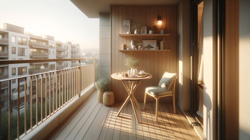 Tipps zur optimalen Nutzung des Raums auf schmalen Balkonen