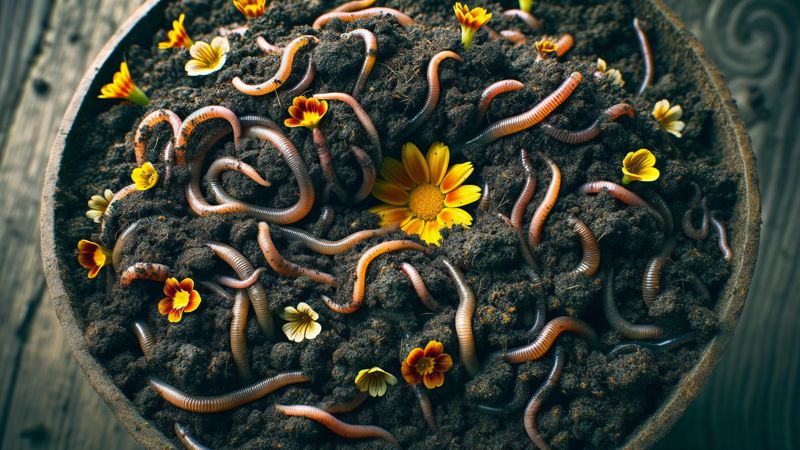 Vor- und Nachteile von Würmern im Blumenerde-Ökosystem