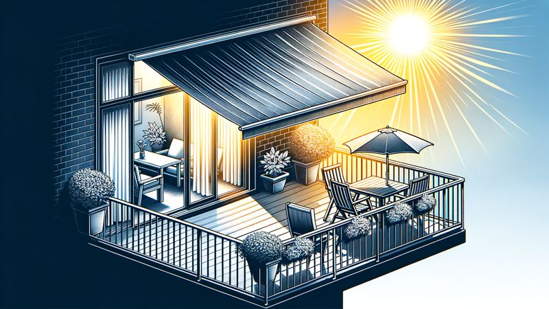 Vorteile einer Fächermarkise im Vergleich zu anderen Sonnenschutzoptionen