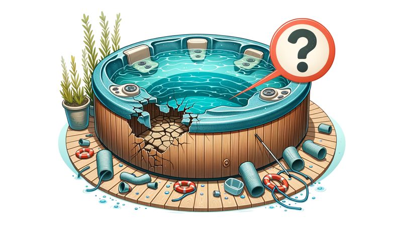 Wann ist ein Whirlpool nicht mehr zu retten? Totalschaden erkennen