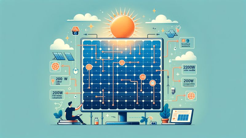 Wie funktionieren 200 Watt Solarmodule?