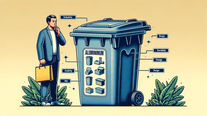 Worauf beim Kauf einer Aluminium Mülltonnenbox achten?