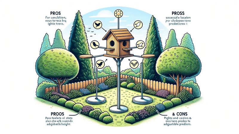 Auswahl des richtigen Standortes für dein Vogelhaus