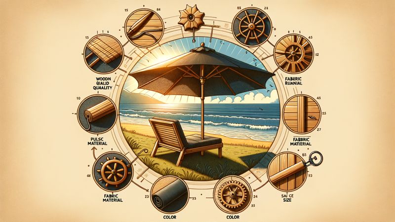 Auswahlkriterien für den perfekten Holz-Sonnenschirm