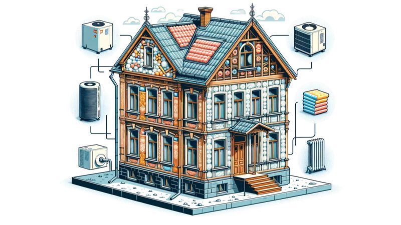 Die Bedeutung der Gebäudeisolierung für den Einsatz von Wärmepumpen