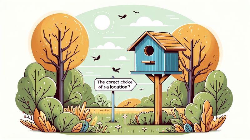 Die richtige Wahl des Standorts für ein Vogelhaus