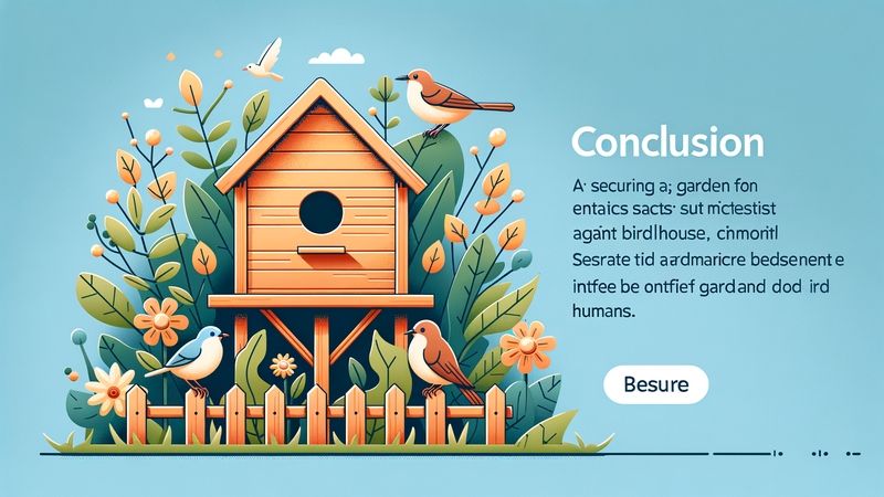 Fazit: Ein sicherer Garten für Vögel und Menschen