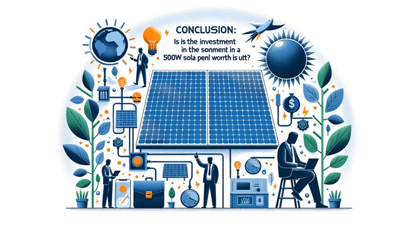 Fazit: Lohnt sich die Investition in ein 500W Solarpanel?