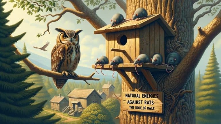 Realistische Eulen-Vogelscheuche Mit Drehbarem Kopf, Windbetrieben, Für Garten & Terrasse